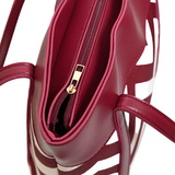 Classic Maroon Shoulder Bag for Women