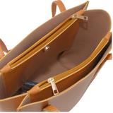 CANVA Beige Tote Bag for Women